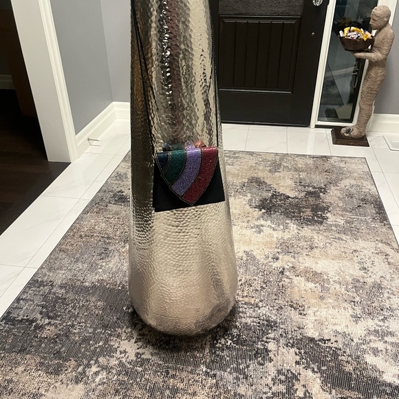 Vintage 💎1980s 💎Jewell toned beaded Art 💎Deco evening cross body bag 💎 - Picture 13 of 17